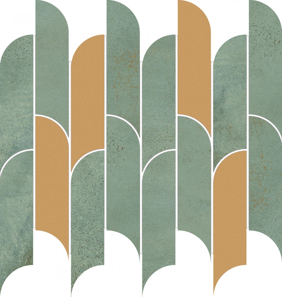MS-TISSUE GREEN 29,8X27,2 MOZAIK